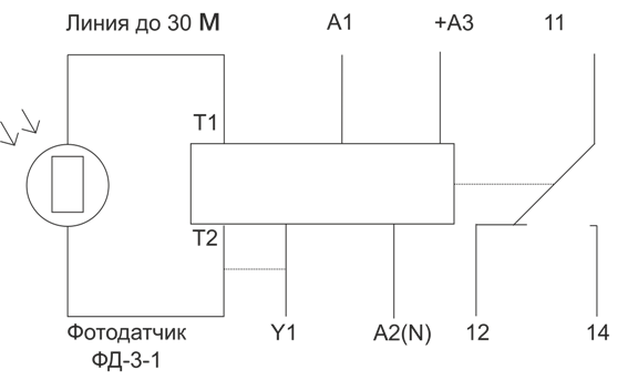 Схема подключения ФР-М01-1-15
