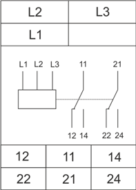 Схема подключения РКФ-М06-11-15