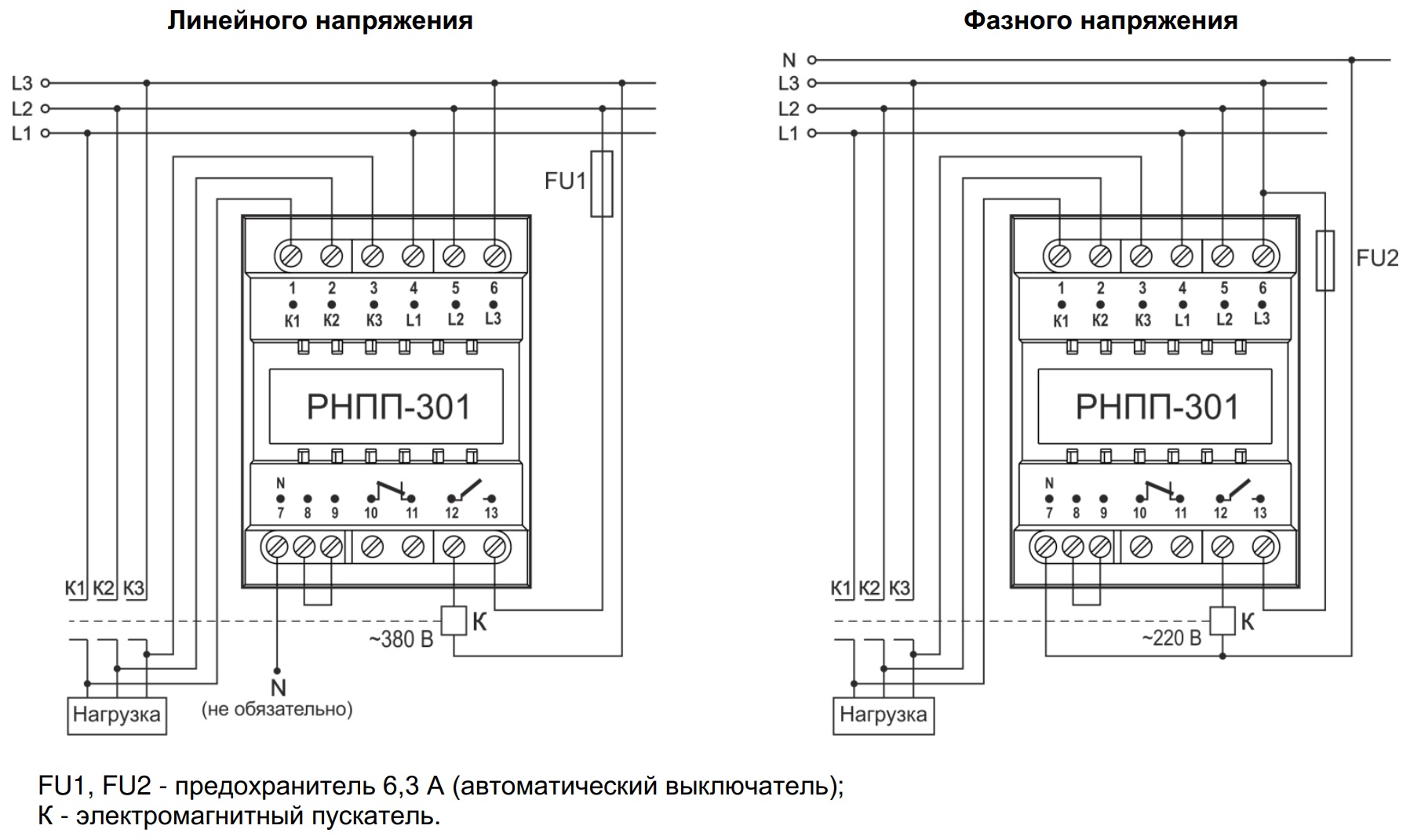 Габаритные размеры