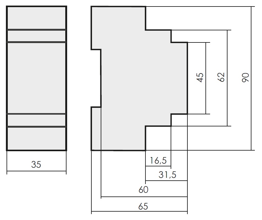 Габариты pcz-525-3