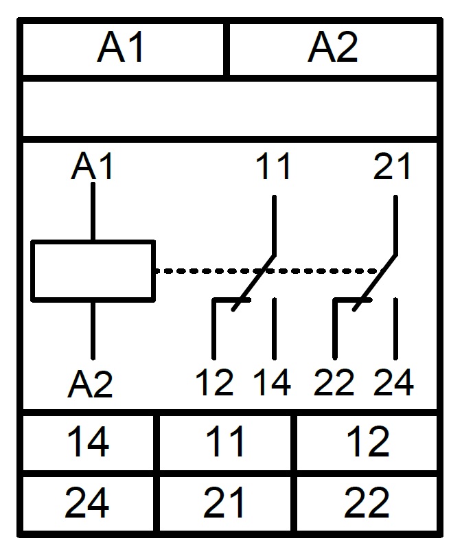 Схема подключения РКН-1-1-15М