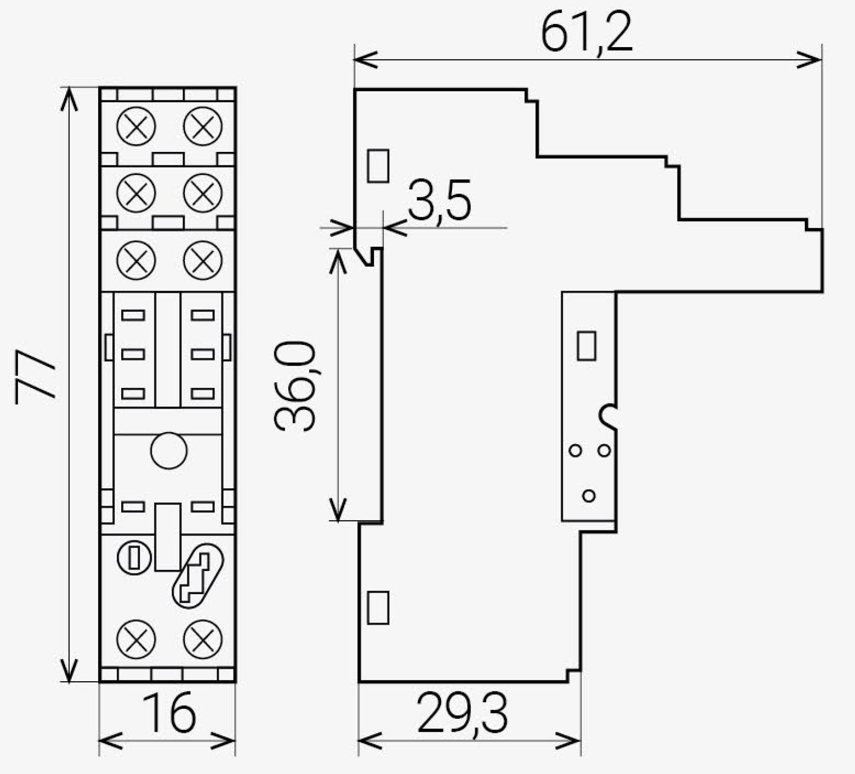 Габариты RS2-3-1