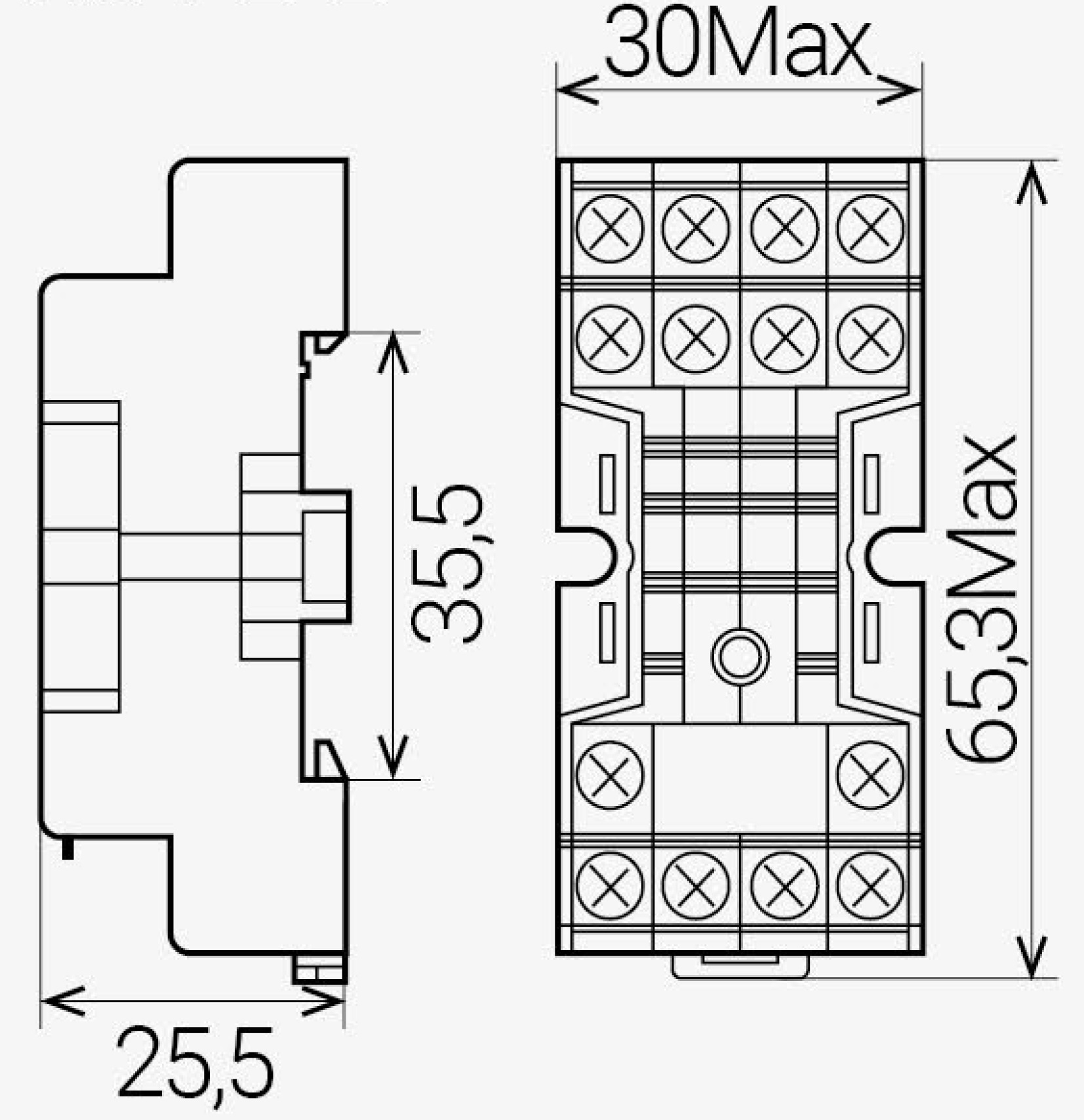 Габариты RS4-2-2