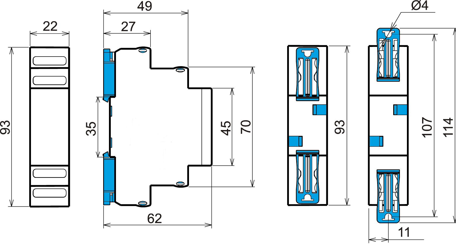 Габаритные размеры ВРТ-М03