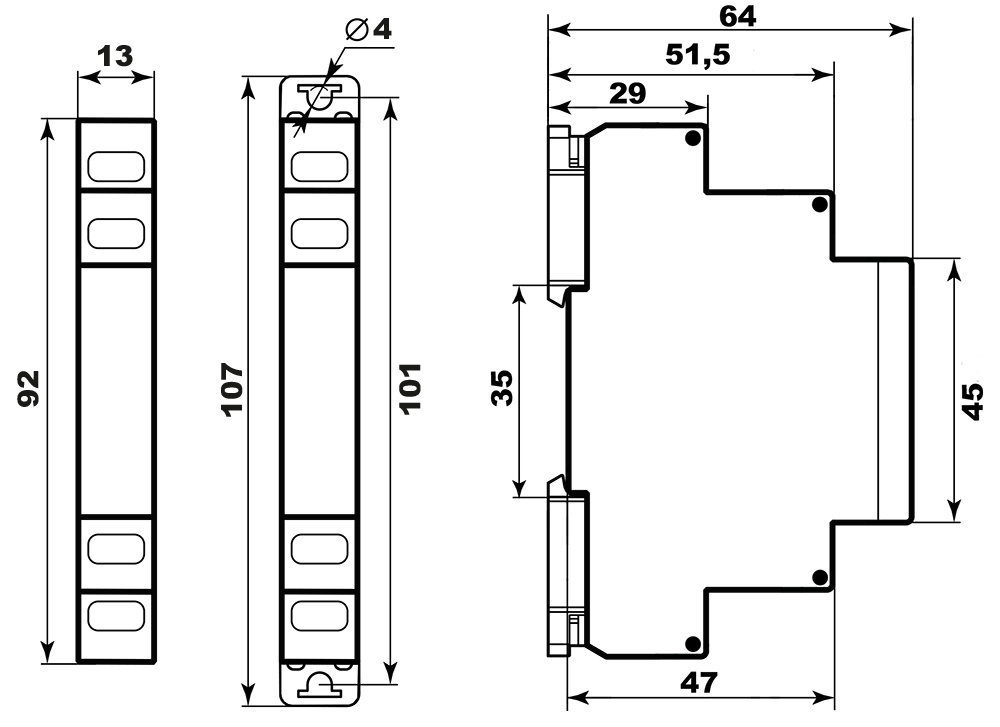 Габаритные размеры РТЗ-1М